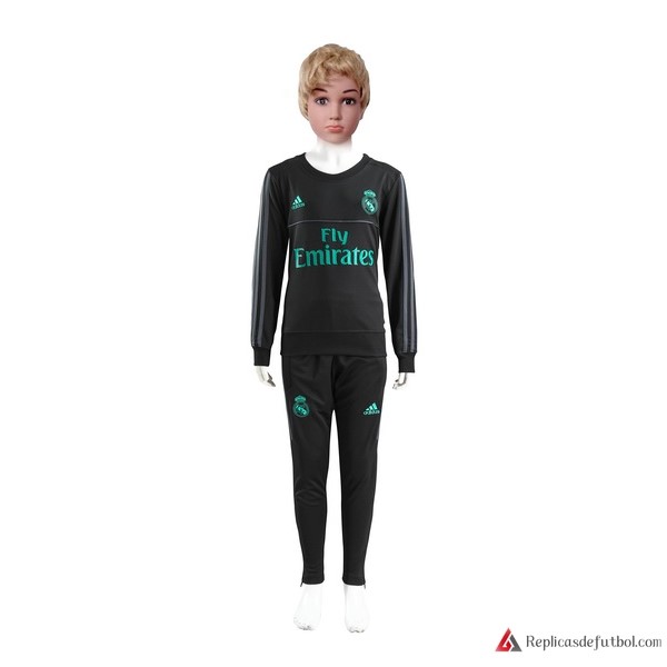 Chandal Real Madrid Niño 2017-2018 Negro